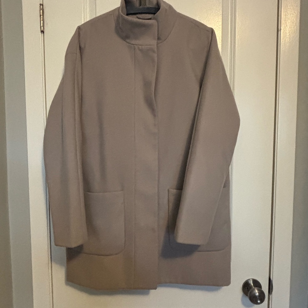 Women's Grey Blanket Coat